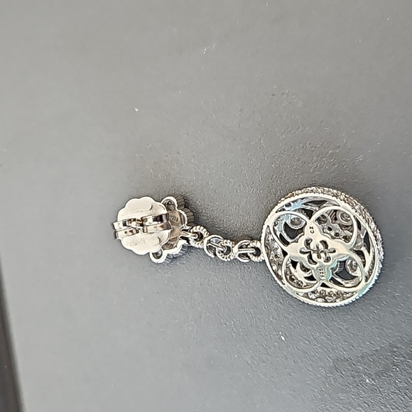 Judith Ripka Sterling Silver Diamonique Neckace And Earring Set - Picture 13 of 16